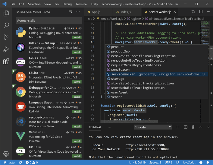 Visual Studio Code, le meilleur éditeur de texte